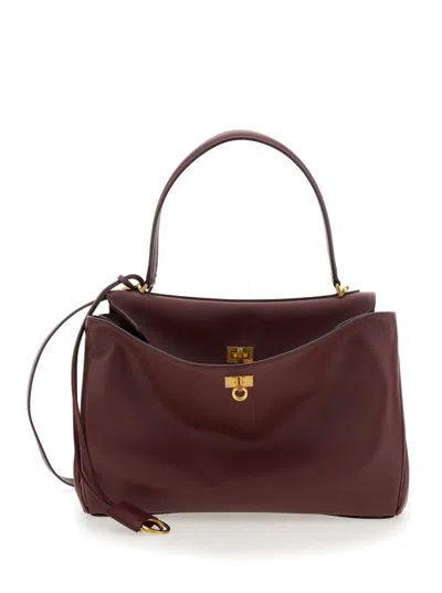 Balenciaga Cherry Rodeo Shoulder Bag In Red