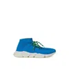 Balenciaga Chic Blue Cotton Sneakers For Trend-setters In Blue