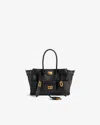 Balenciaga Mini Leather Bel Air Carry All Tote Bag In Black
