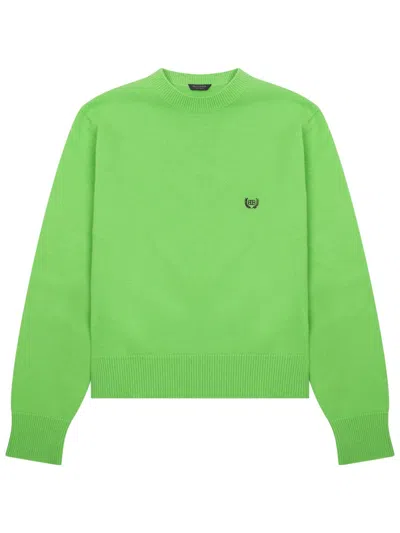 Balenciaga Chic Women's Mini Sweater In Green