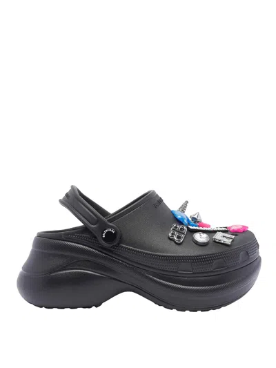 Balenciaga Chinelas - Negro