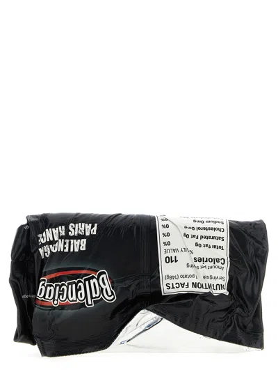 Balenciaga Black Chips Clutch