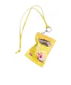 Balenciaga Chips Phone Holder Pouch In Yellow In Yellow