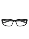 Balenciaga Chunky-frame Glasses In 黑色