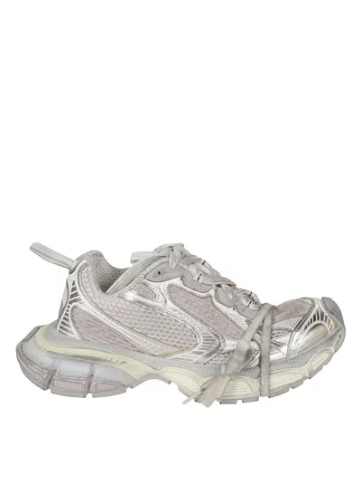 Balenciaga Low Top Sneakers Mesh Upper In White