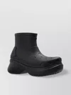 Balenciaga Black Crocs Edition Rubber Boots