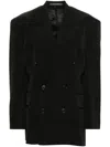 Balenciaga Wool Twill Weave Jacket In Black