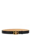 Balenciaga Bb Soft Belts Black In Black