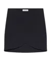 Balenciaga High-waisted Circle Mini Skirt Black In Black