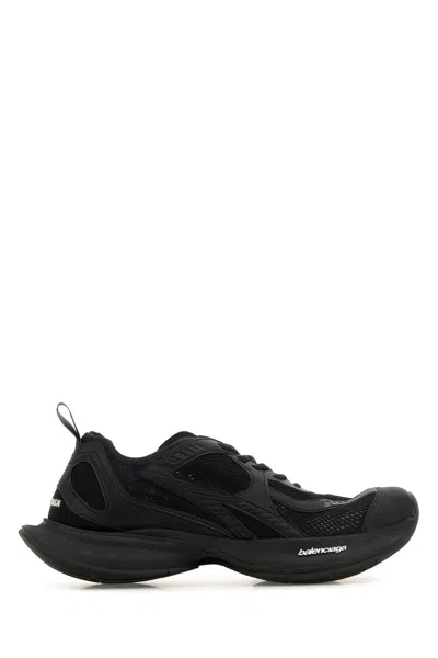 BALENCIAGA BALENCIAGA BLACK MESH AND RUBBER CIRCUIT SNEAKERS