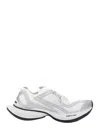 Balenciaga Two-tone Mesh And Fabric Circuit Sneakers In Grey