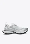 Balenciaga White And Silver Sneaker Circuit In White