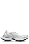 Balenciaga Two-tone Mesh And Fabric Circuit Sneakers In White
