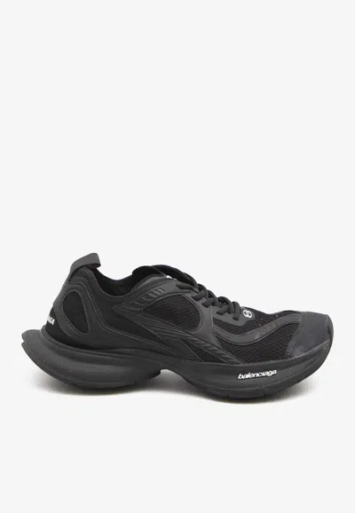 BALENCIAGA CIRCUIT NYLON AND MESH SNEAKERS