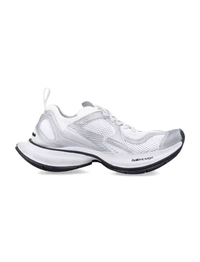 BALENCIAGA BALENCIAGA CIRCUIT SNEAKER WHITE/SILVER.