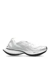 Balenciaga Two-tone Mesh And Fabric Circuit Sneakers In White