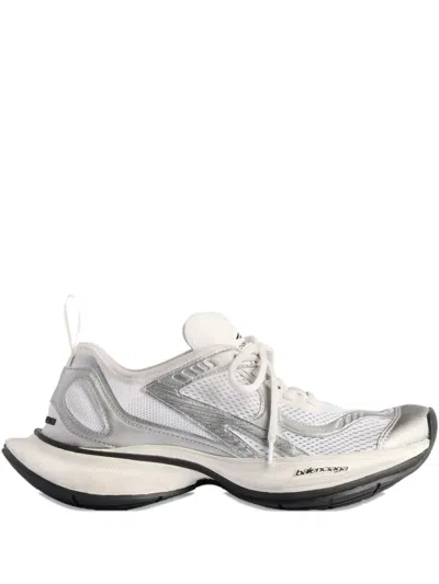 Balenciaga Circuit Canvas Low-top Sneakers In White