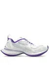 Balenciaga Circuit Sneakers In White/purple