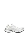 Balenciaga White And Silver Sneaker Circuit In White/silver