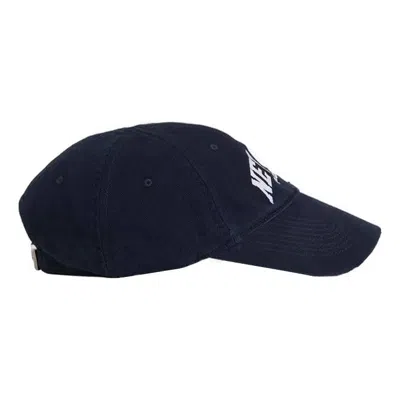 Balenciaga Cities New York Strap-back Cap 'navy' In Blue