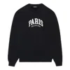 Balenciaga Cities Paris Crewneck Sweatshirt 'black White'