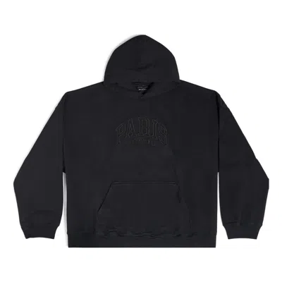 Balenciaga Cities Paris Hoodie Wide Fit 'black'