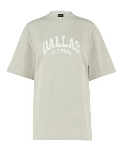 Balenciaga Cities Short Sleeve T-shirt In Multi