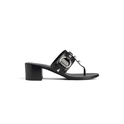 Balenciaga "city 50 Mm" Sandals In Black