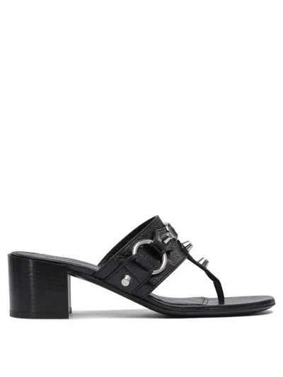 Balenciaga "city" 50mm Sandals In Black