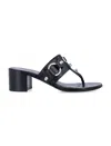Balenciaga Thong Sandals Block Heel In Multi