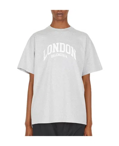 Balenciaga City Collection London Printed T-shirt In White