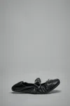 Balenciaga Black Lamb Leather Shoes With Striking Metallic Accents