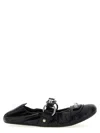 Balenciaga Black Lamb Leather Shoes With Striking Metallic Accents