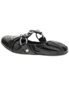 Balenciaga City Black Ballet Flats In Arena Lambskin Leather In Black