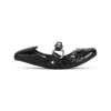 Balenciaga City Black Ballet Flats In Arena Lambskin Leather In Multi