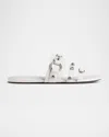 Balenciaga City Studded-strap Slide Sandals