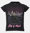 Balenciaga City Of Angels Graphic-print T-shirt In Black