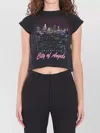 Balenciaga City Of Angels Graphic-print T-shirt In Black