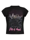 Balenciaga City Of Angels Graphic-print T-shirt In Black