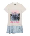 Balenciaga City Of Angels Layered T-shirt Dress