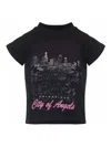 Balenciaga City Of Angels Graphic-print T-shirt In Black