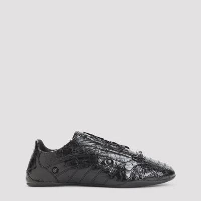 Balenciaga City Sneaker In Leather With Sheep Leather Upper In Black