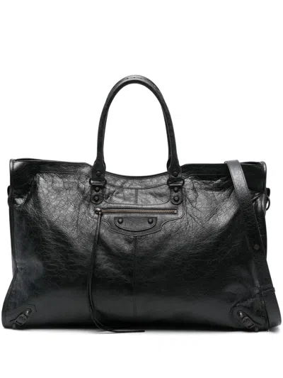 Balenciaga City Travel Leather Tote Bag