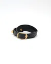 Balenciaga City Triple Bracelet In Black