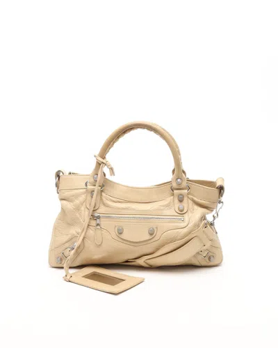 Balenciaga Classic City Bag In Nude
