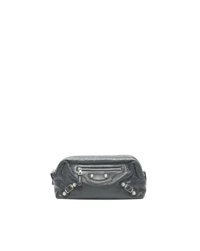 Balenciaga Classic City Pouch In Black