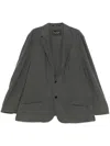 Balenciaga Men Classic Jacket In Gray