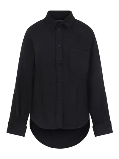 Balenciaga Classic Shirt In Black