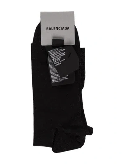 Pre-owned Balenciaga Classic Socks W/tags In Black