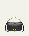Balenciaga Womens Clicca Medium Shoulder Bag Adjustable In Black